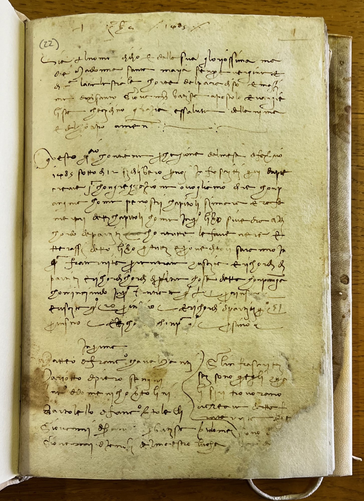 Antonio di Domenico Bartolini suoi ricordi economici